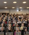 Students in an auditorium